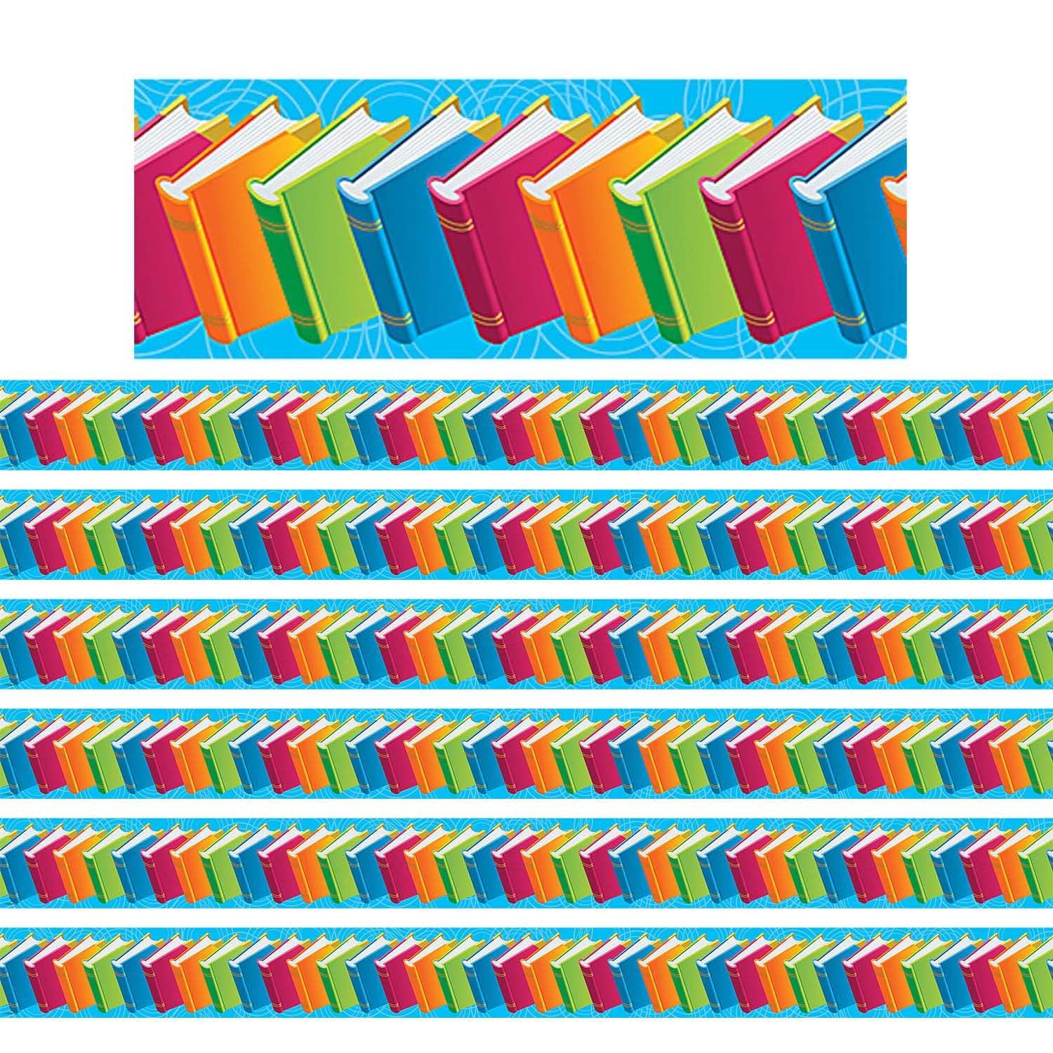 Books Spotlight Border, 35 Feet Per Pack, 6 Packs - Loomini