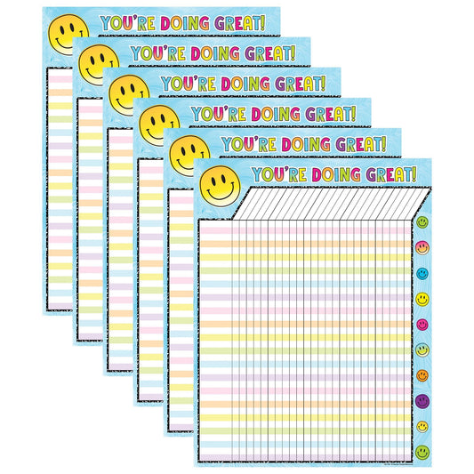 Brights 4Ever Incentive Chart, Pack of 6 - Loomini