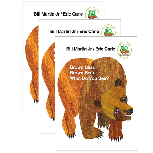 Brown Bear, Brown Bear What Do You See?, Board Book, Pack of 3 - Loomini