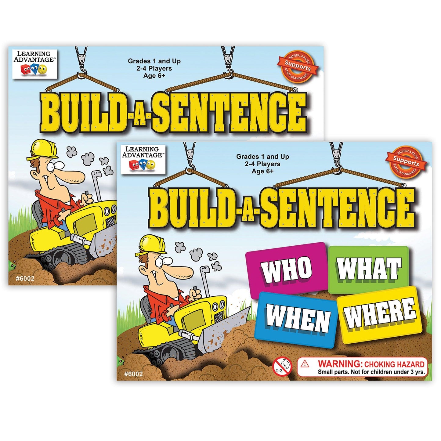 Build-A-Sentence Game, Pack of 2 - Loomini