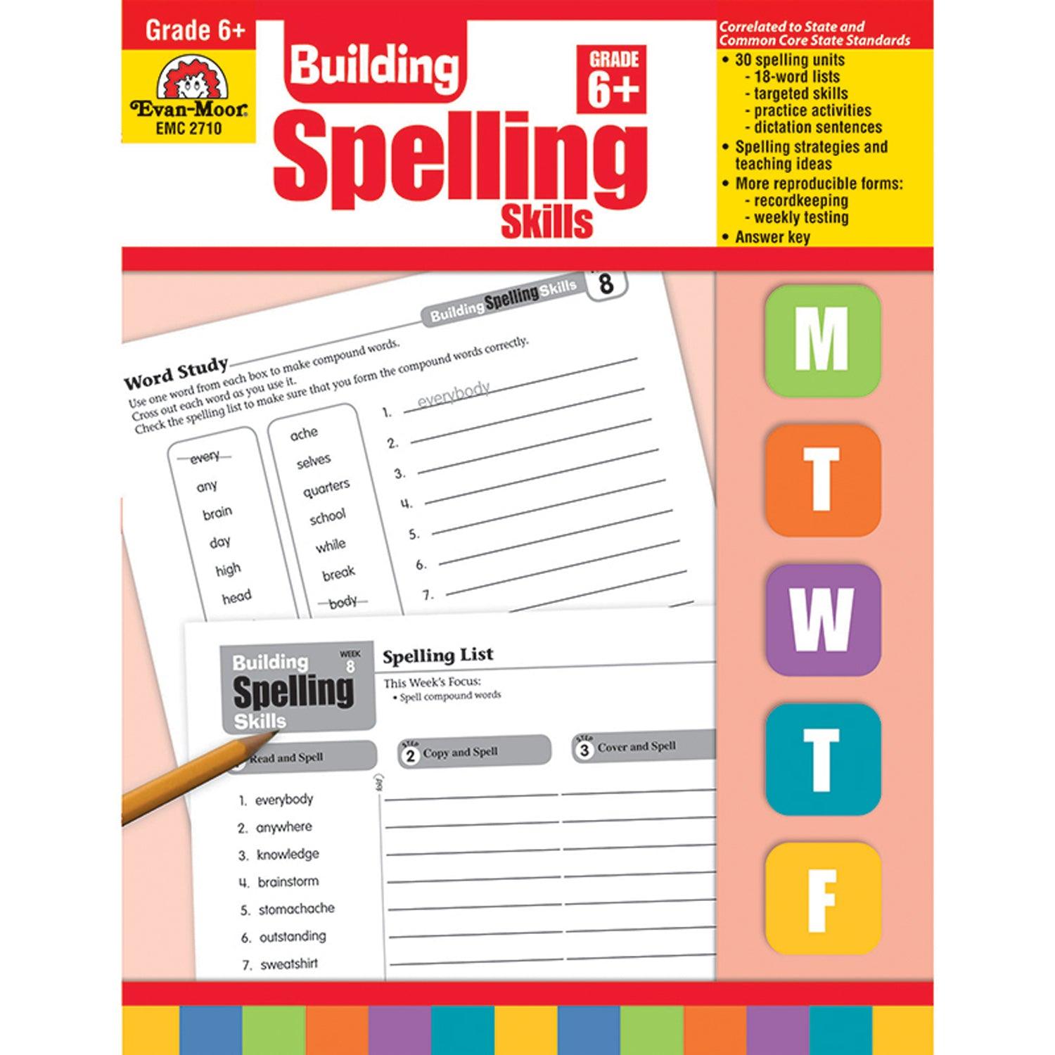 Building Spelling Skills, Teacher's Edition, Grade 6 - Loomini