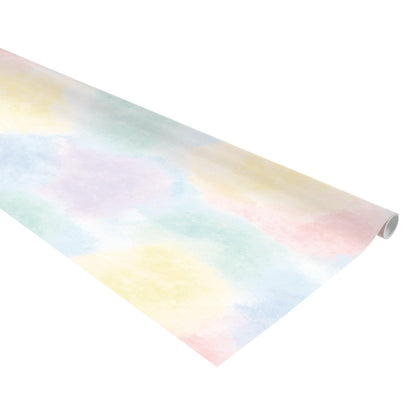 Bulletin Board Paper - Watercolor, 48" x 12', Pack of 4 - Loomini