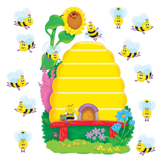 Busy Bees Job Chart Plus Bulletin Board Set - Loomini