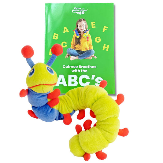 Calmee the Caterpillar & Calmee Breathes with the ABCs Book - Loomini