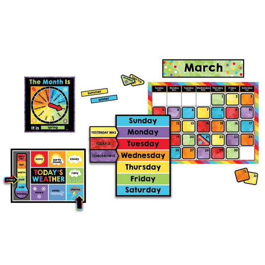 Celebrate Learning Calendar Bulletin Board Set, 2 Sets - Loomini
