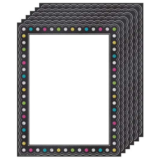 Chalkboard Brights Computer Paper, 50 Per Pack, 6 Packs - Loomini