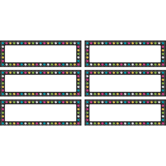 Chalkboard Brights Labels Magnetic Accents, 20 Per Pack, 3 Packs - Loomini