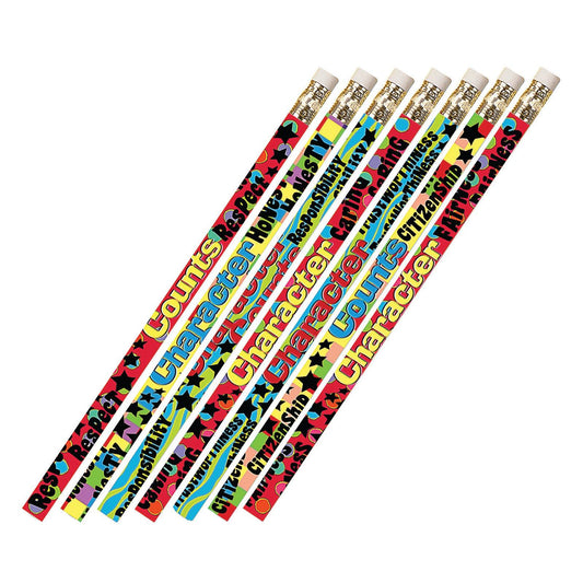 Character Matters Motivational Pencil, Pack of 144 - Loomini