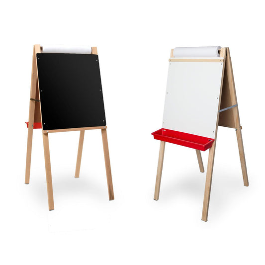 Child's Deluxe Double Easel, Black - Loomini
