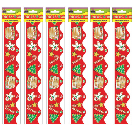 Christmas Border Trim, 35 Feet Per Pack, 6 Packs - Loomini