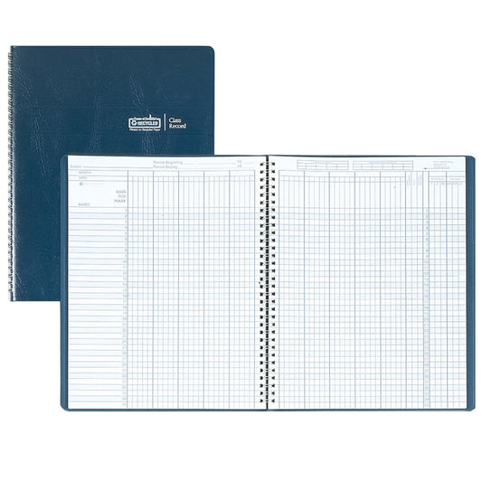 Class Record Book, 9-10 Weeks, Blue, Pack of 2 - Loomini