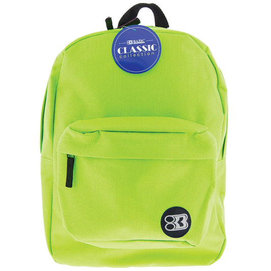 Classic Backpack 17" Lime Green - Loomini