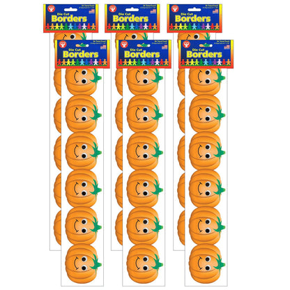 Classroom Border - Happy Pumpkins, 36 Feet Per Pack, 6 Packs - Loomini