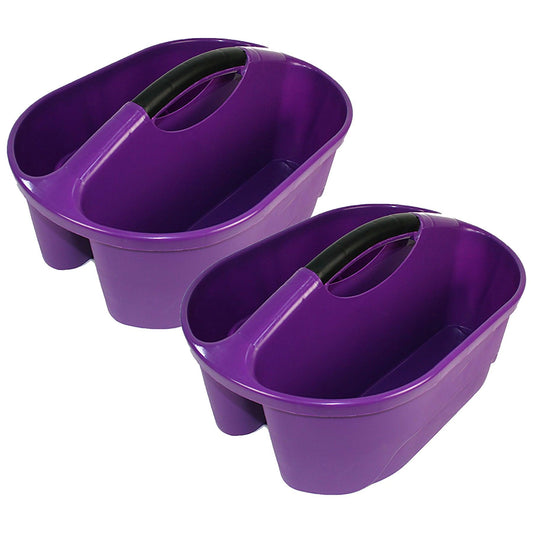 Classroom Caddy, Purple, Pack of 2 - Loomini