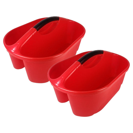 Classroom Caddy, Red, Pack of 2 - Loomini