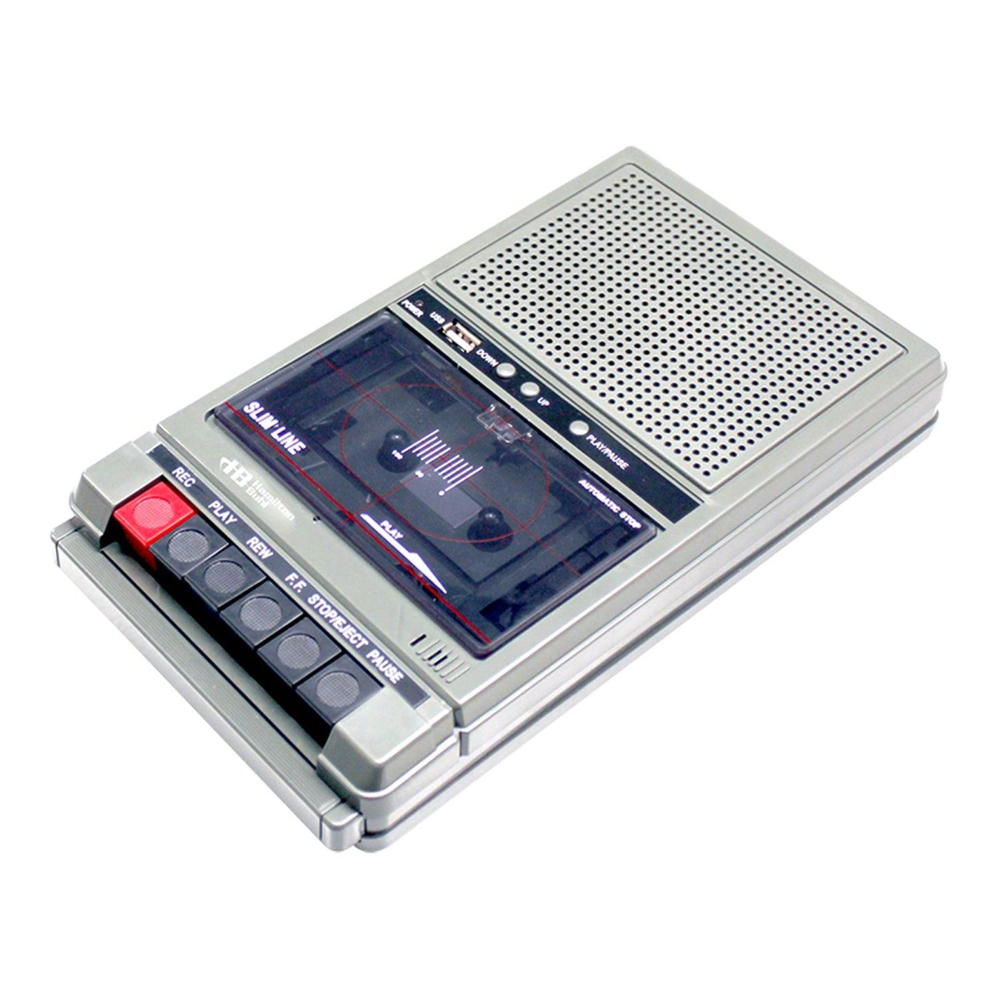 Classroom Cassette Player, 2 Station, 1 Watt - Loomini