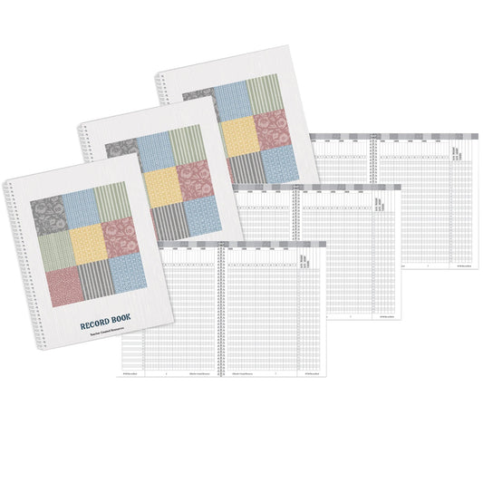 Classroom Cottage Record Book, Pack of 3 - Loomini