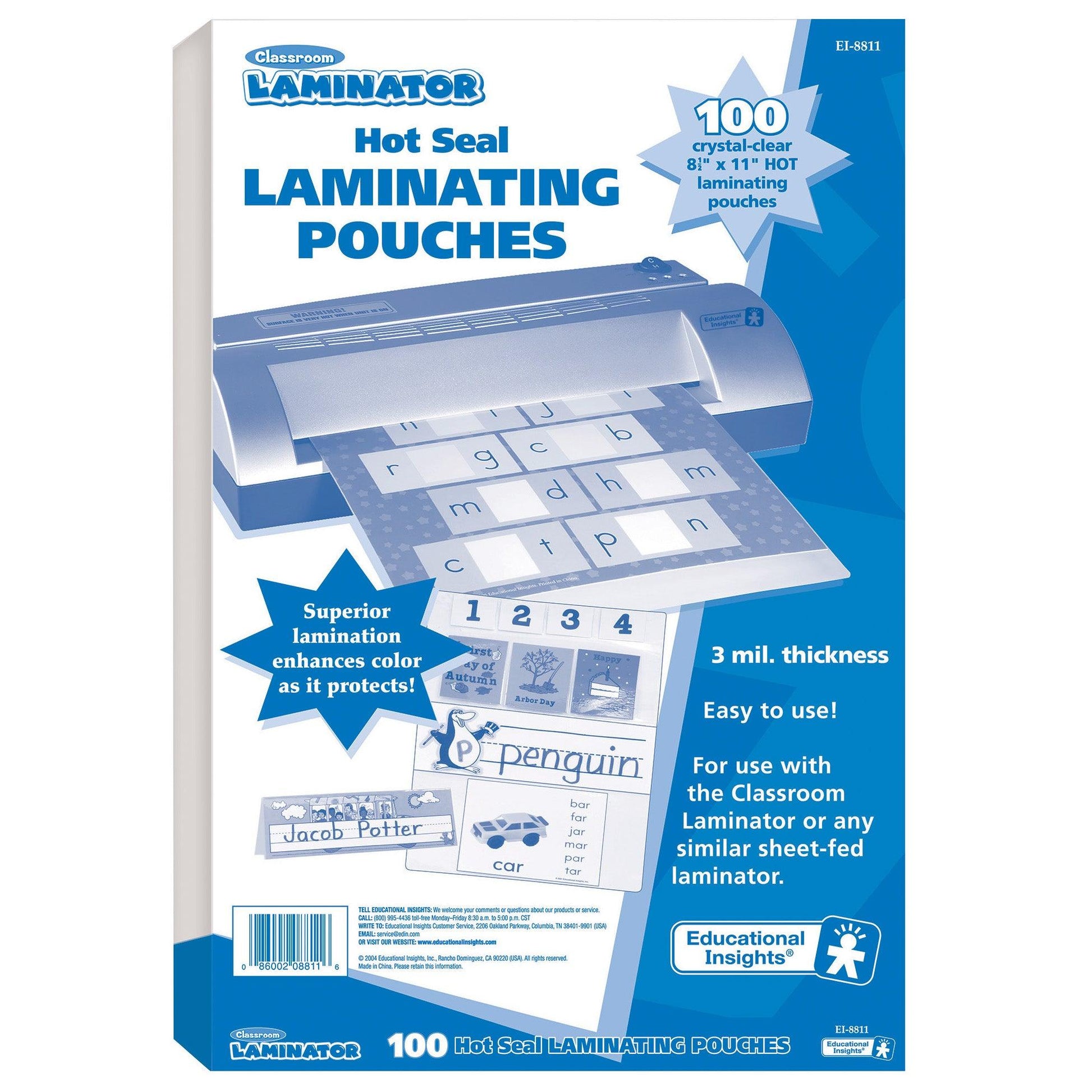 Classroom Laminator Pouches - Loomini