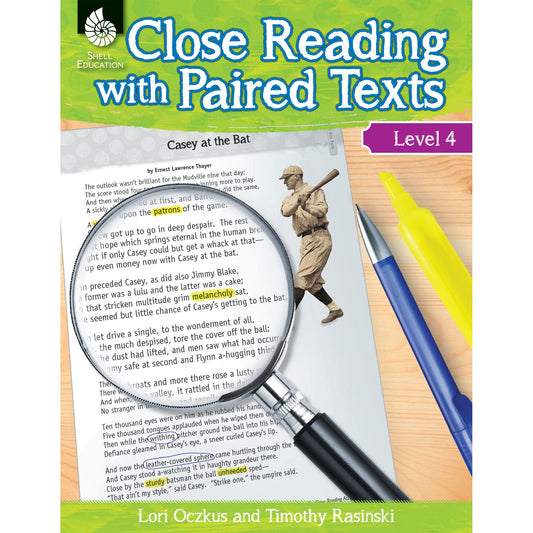Close Reading with Paired Texts Book, Level 4 - Loomini