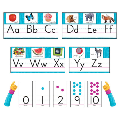 Color Harmony Photo Alphabet Bulletin Board Set - Loomini