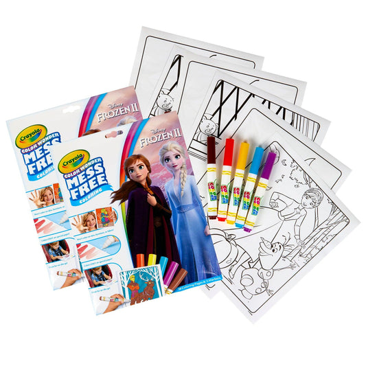 Color Wonder Mess Free Coloring Pad & Markers, Frozen 2, 2 Sets - Loomini