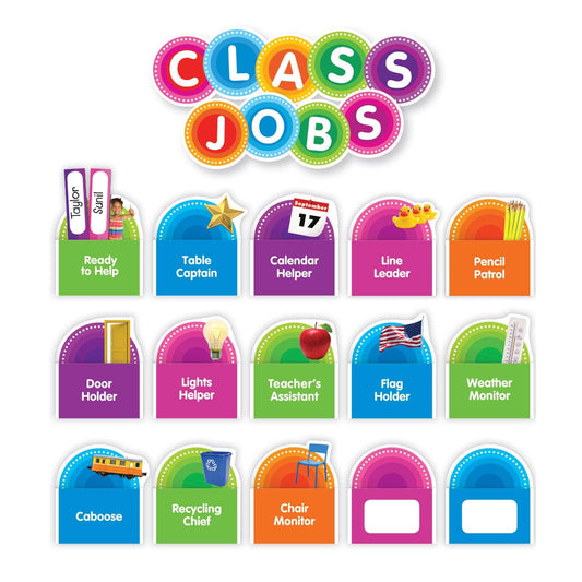 Color Your Classroom: Class Jobs Bulletin Board - Loomini
