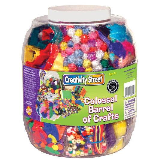Colossal Barrel of Crafts®, Assorted Colors & Sizes, 1 Kit - Loomini