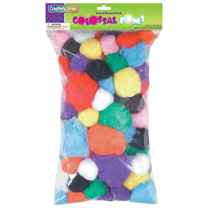 Colossal Poms, Assorted Sizes, 1 lb. - Loomini