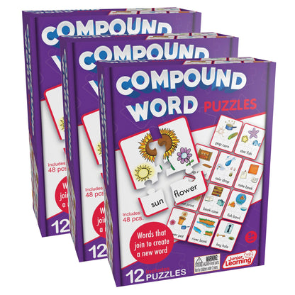 Compound Puzzles, 12 Per Set, 3 Sets - Loomini
