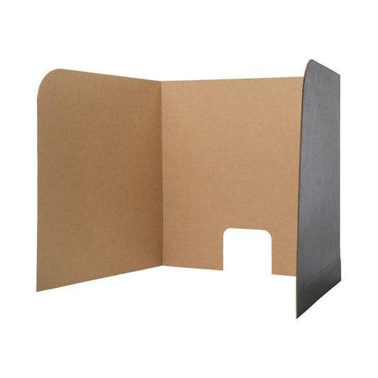 Computer Lab Privacy Screen, Small, 22" x 22.5" x 20", Pack of 12 - Loomini