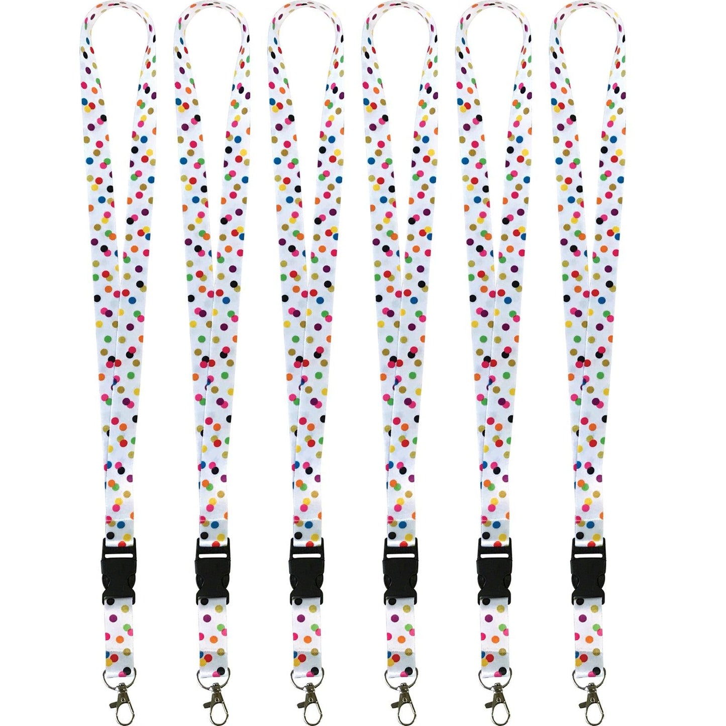 Confetti Lanyard, Pack of 6 - Loomini