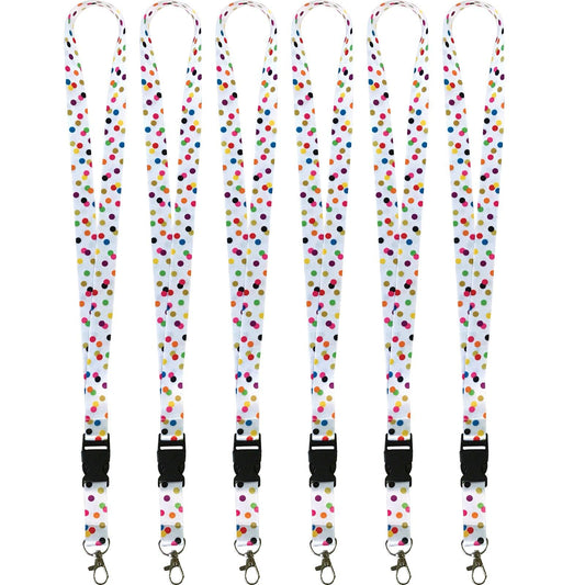 Confetti Lanyard, Pack of 6 - Loomini