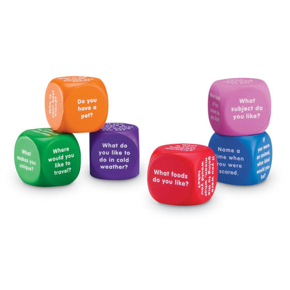 Conversation Cubes, 6 Per Set - Loomini