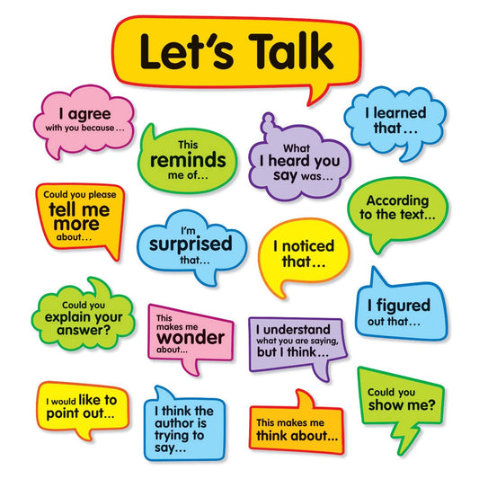 Conversation Starters: Bulletin Board Set - Loomini