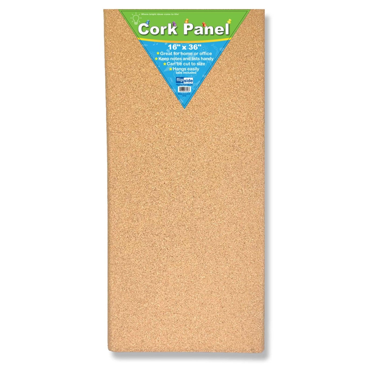Cork Panel, 16" x 36" - Loomini