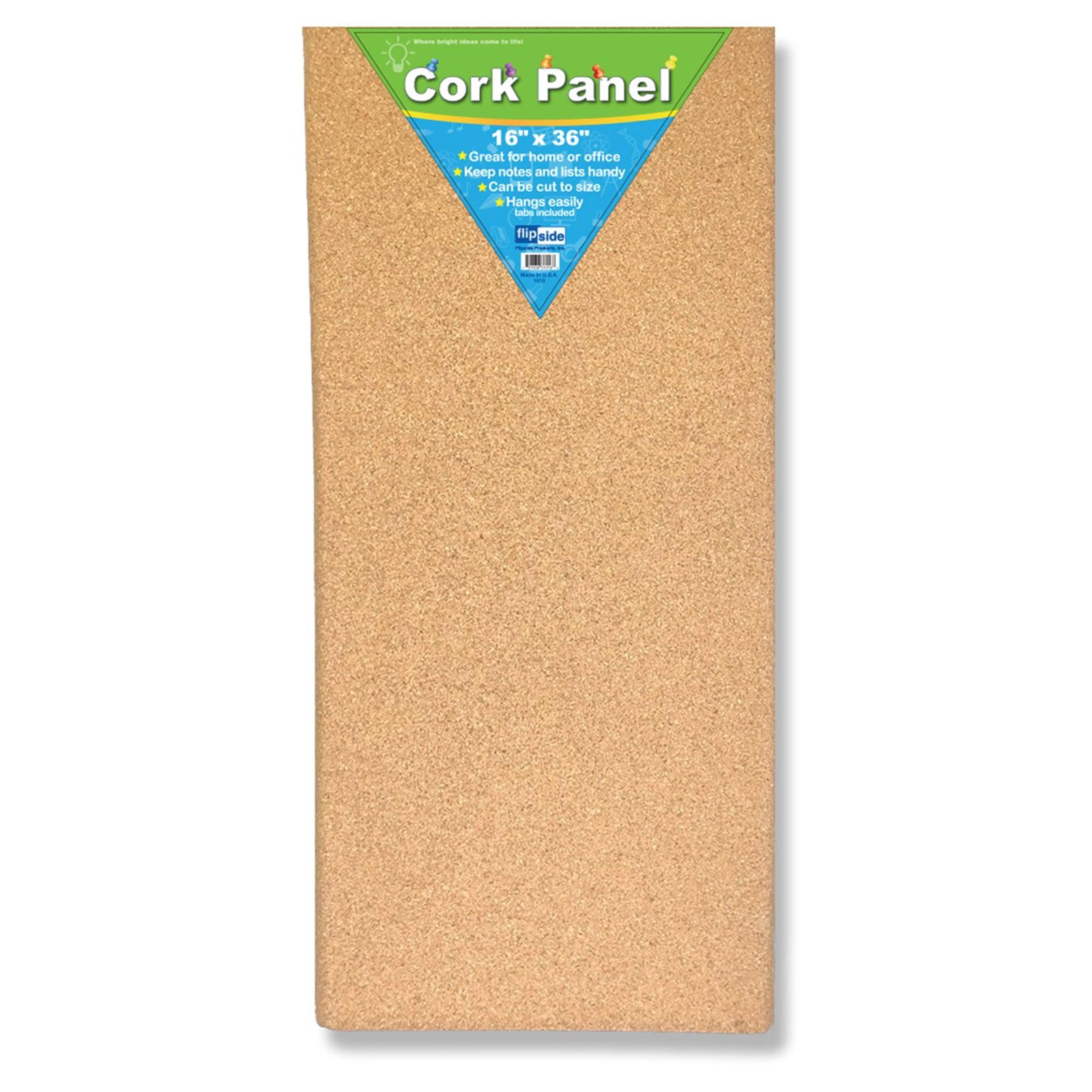 Cork Panel, 16" x 36" - Loomini