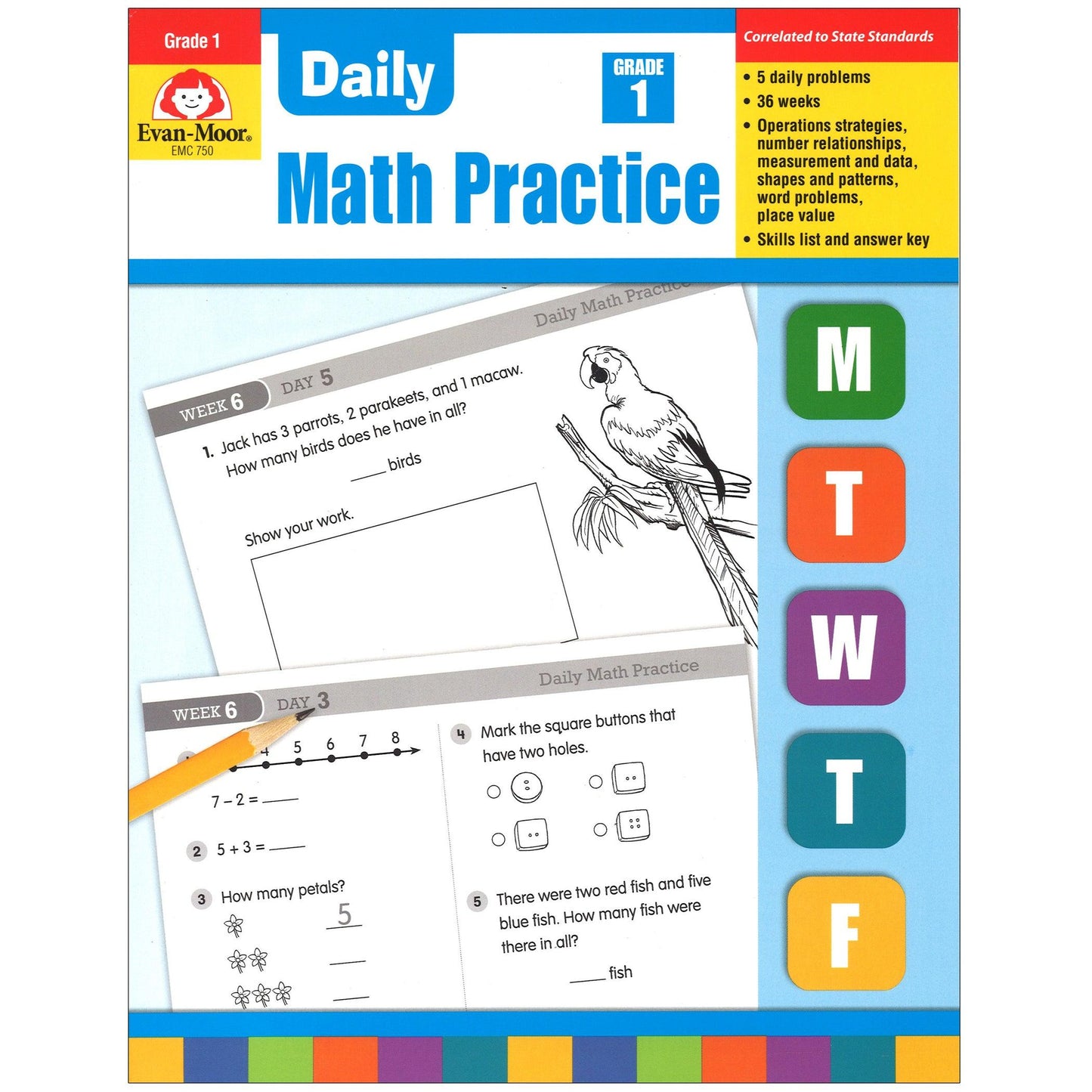 Daily Common Core Math Practice, Grade 1 - Loomini
