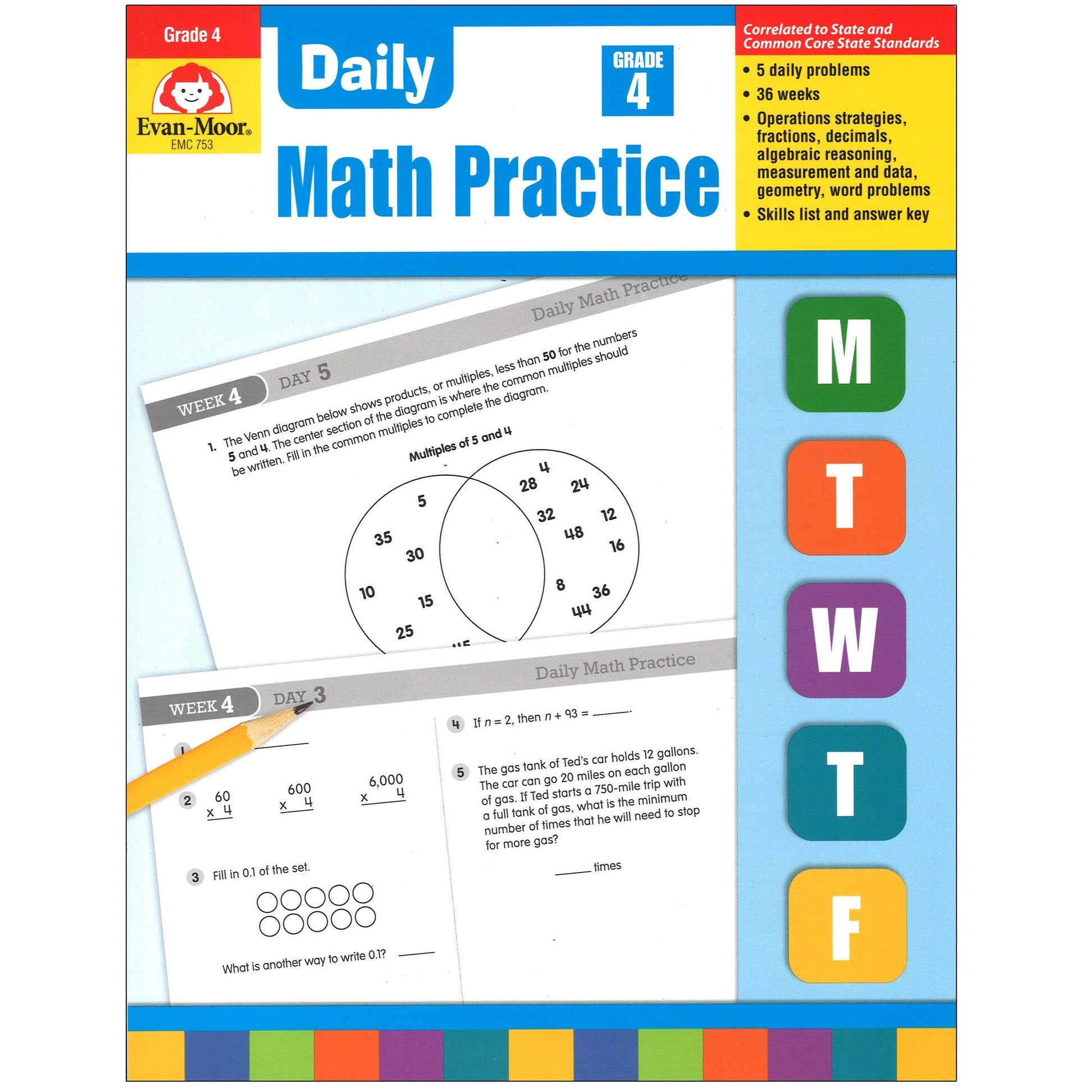 Daily Common Core Math Practice, Grade 4 - Loomini