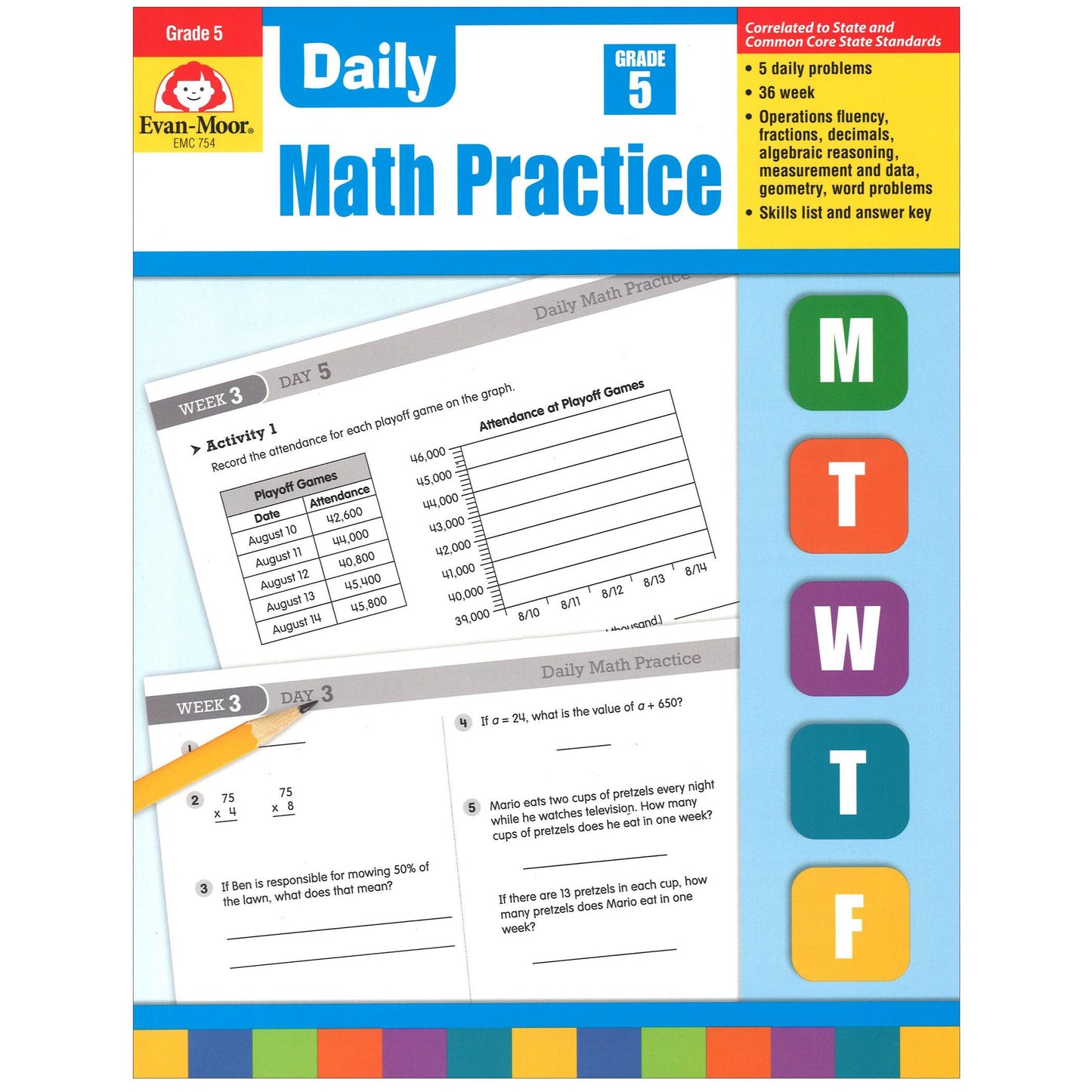 Daily Common Core Math Practice, Grade 5 - Loomini