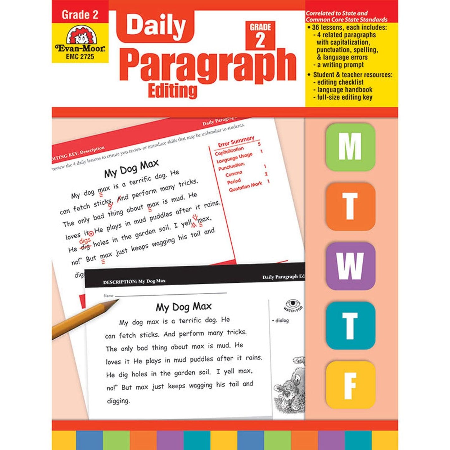 Daily Paragraph Editing Book, Grade 2 - Loomini