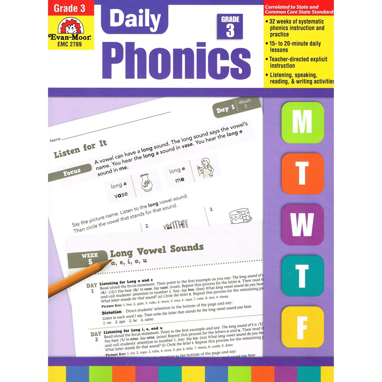 Daily Phonics Book, Teacher's Edition, Grade 3 - Loomini