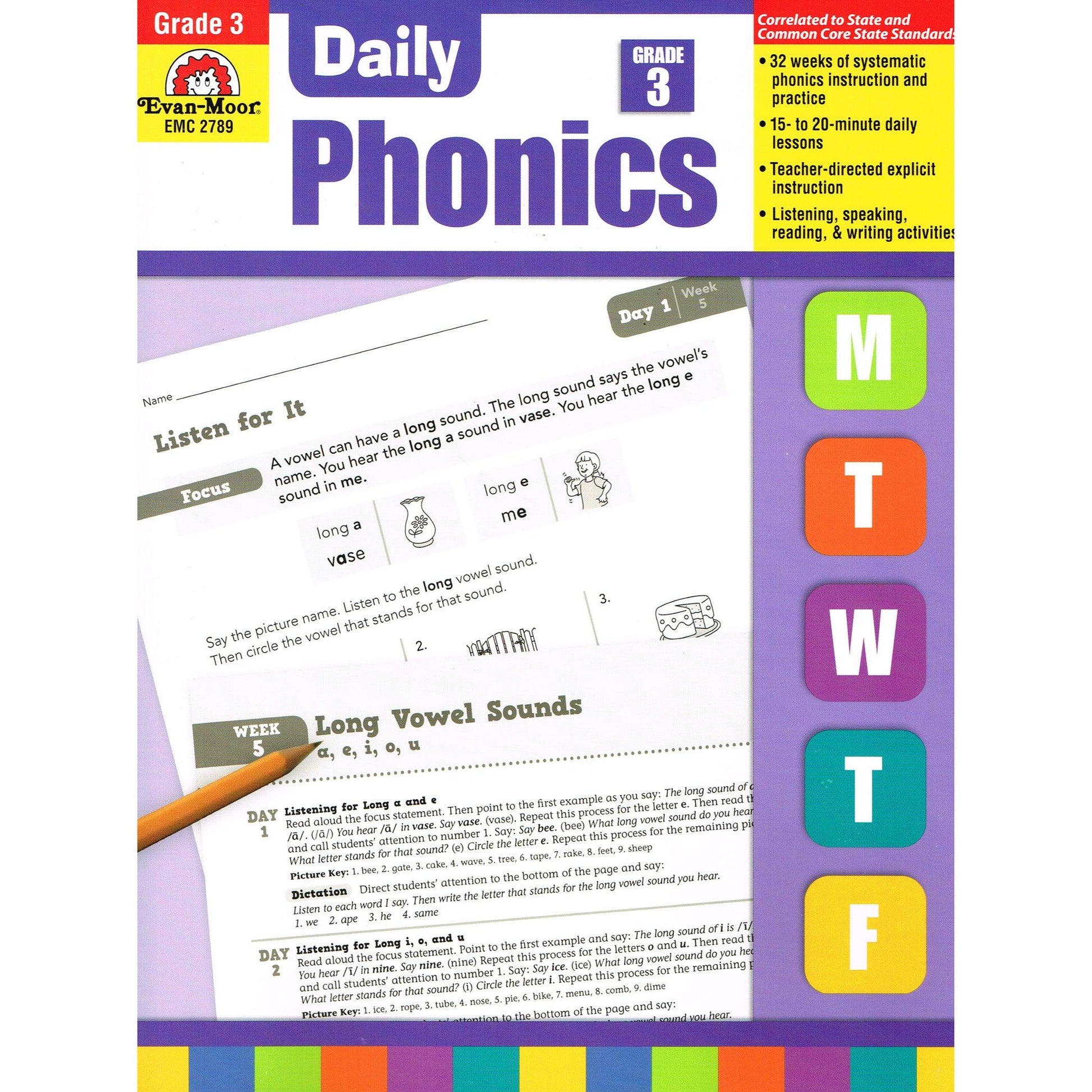 Daily Phonics Book, Teacher's Edition, Grade 3 - Loomini