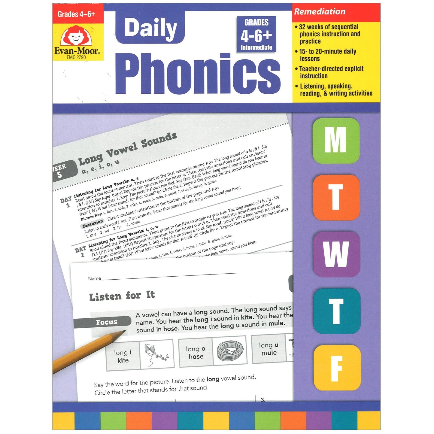 Daily Phonics Book, Teacher's Edition, Grade 4-6 - Loomini