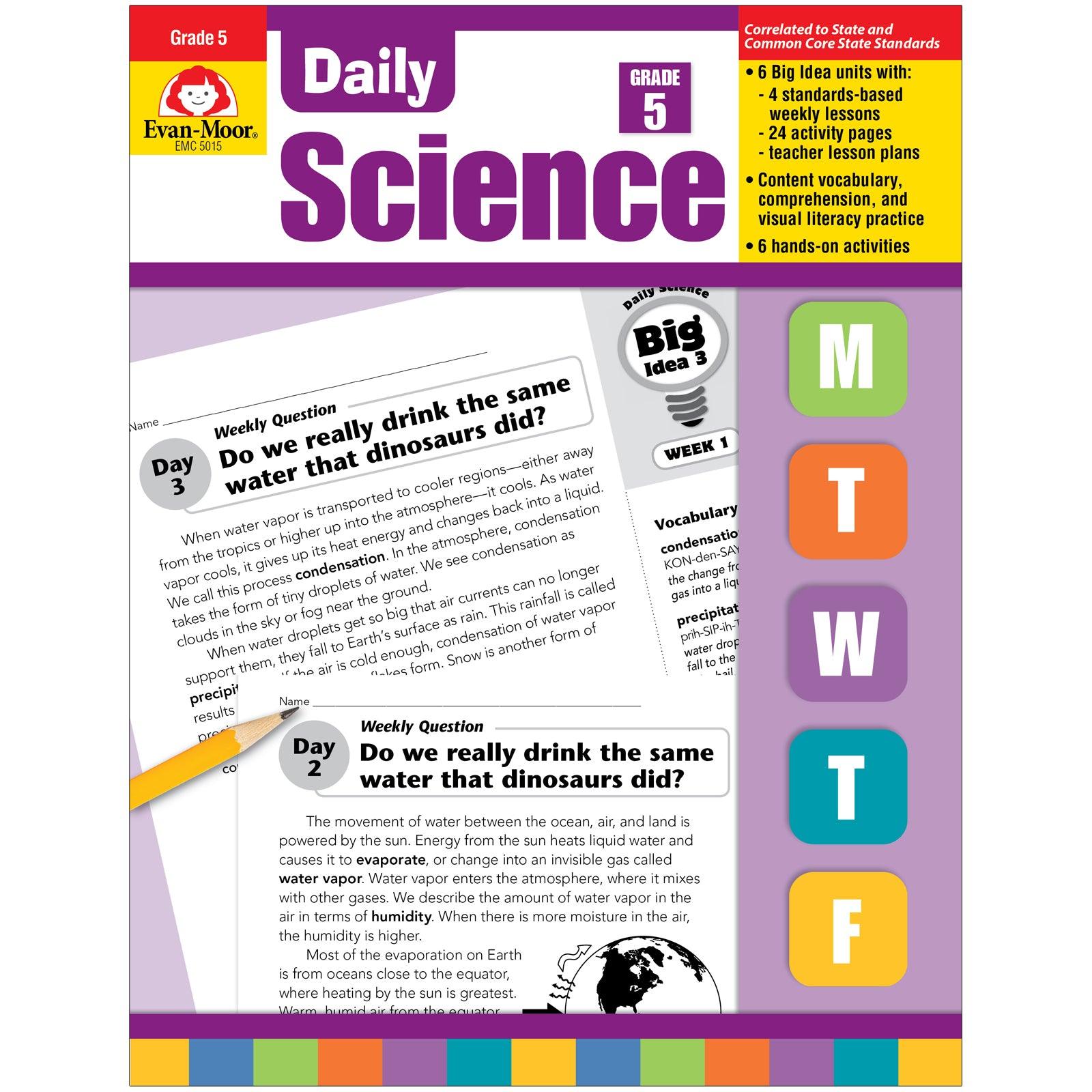 Daily Science Book, Grade 5 - Loomini