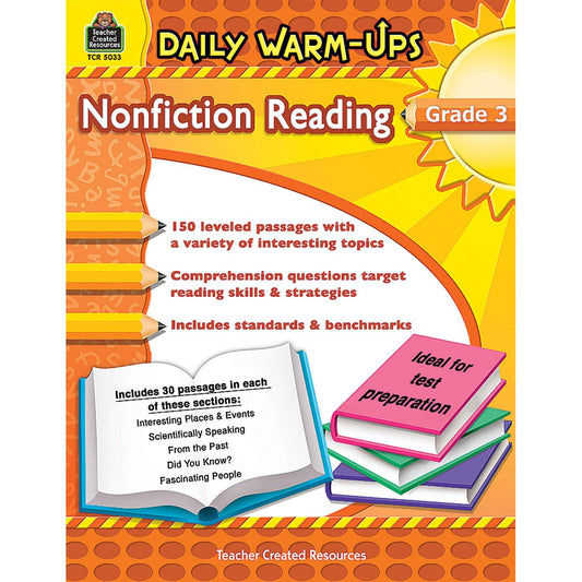 Daily Warm-Ups: Nonfiction Reading Book, Grade 3 - Loomini