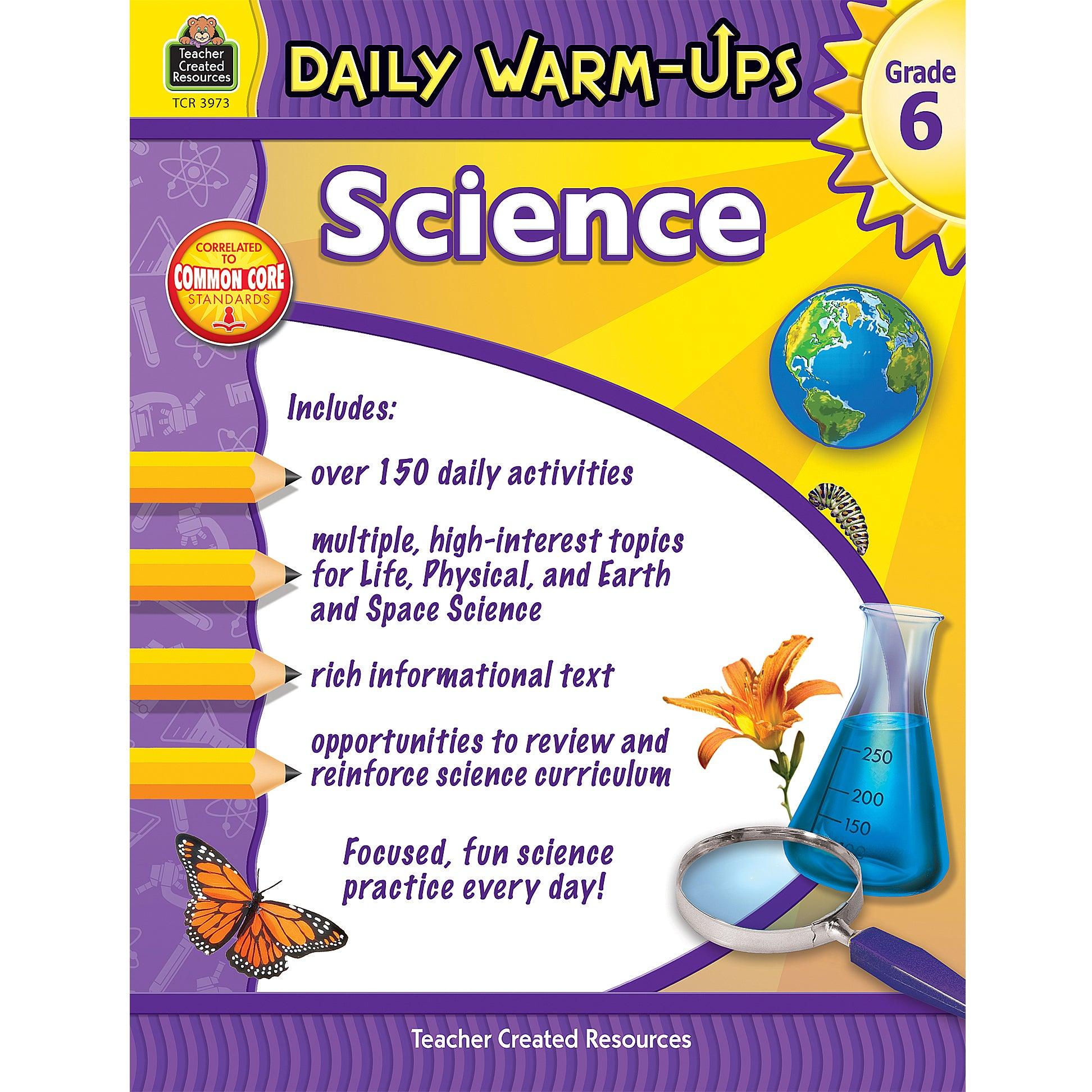 Daily Warm-Ups Science, Grade 6 - Loomini