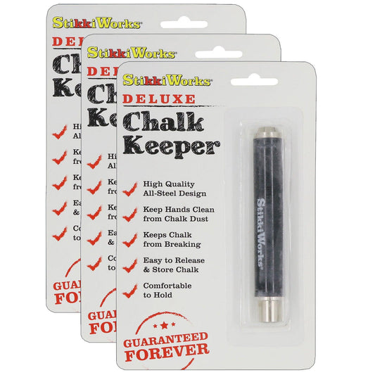 Deluxe Chalk Keeper, Pack of 3 - Loomini