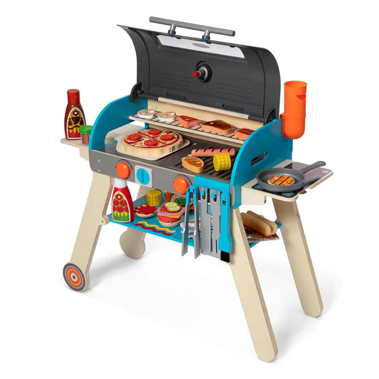 Deluxe Grill & Pizza Oven Playset - Loomini