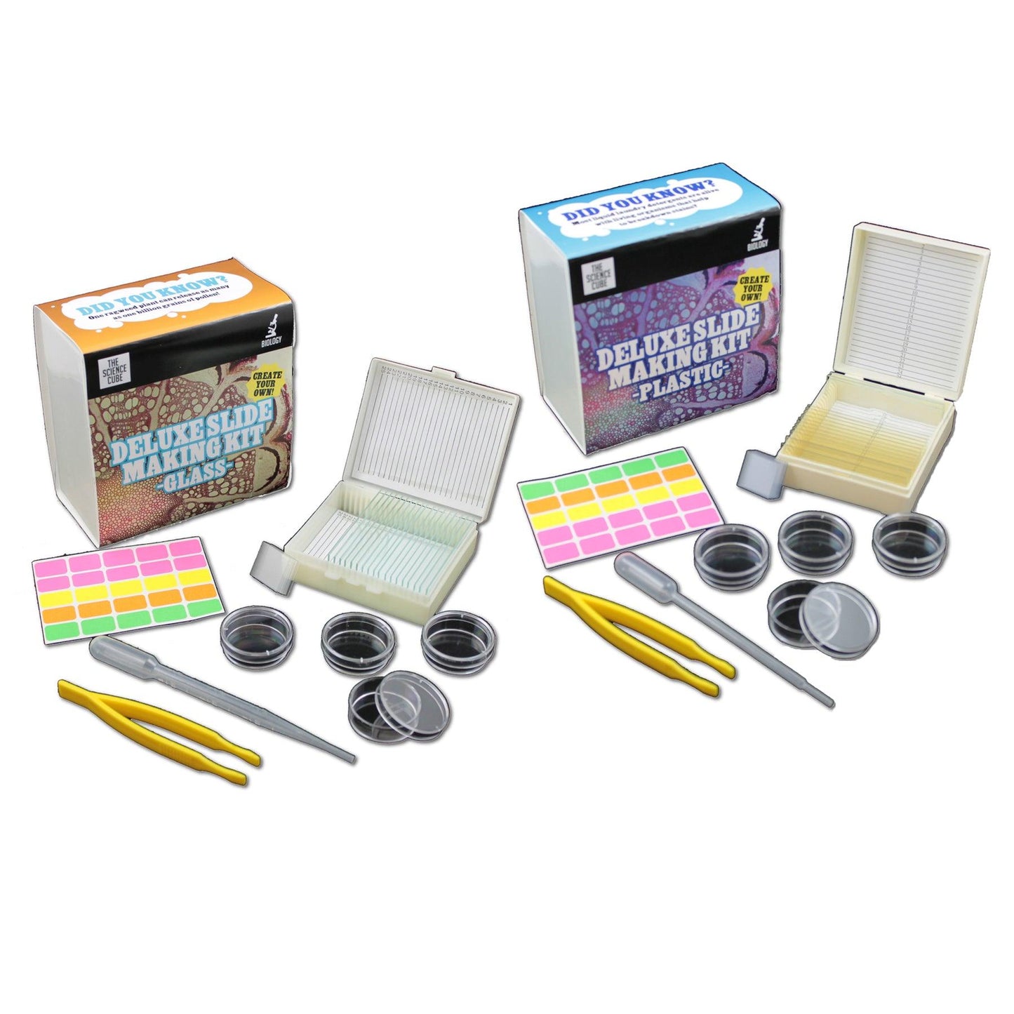 Deluxe Slide Making Combo Kit, Glass & Plastic - Loomini