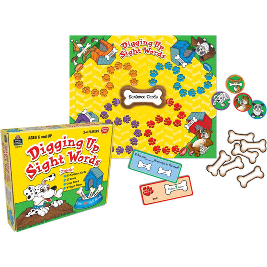 Digging Up Sight Words Board Game - Loomini